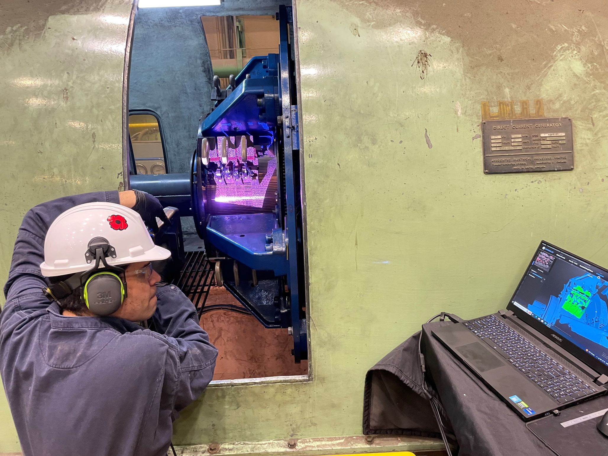 3D scanning equipment used for reverse engineering in the field